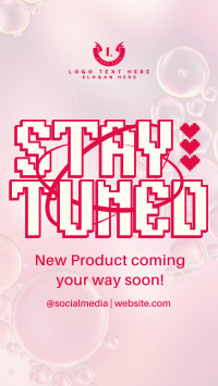 Stay Tuned Pixel TikTok video Image Preview