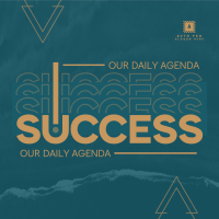 Success as Daily Agenda Instagram post Image Preview