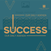 Success as Daily Agenda Instagram post Image Preview