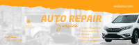 Auto Repair ripped effect Twitter Header Image Preview