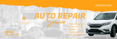 Auto Repair ripped effect Twitter header (cover) Image Preview