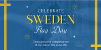 Commemorative Sweden Flag Day Twitter Post Image Preview