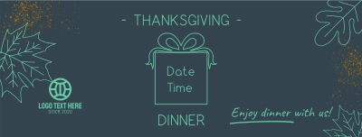 Thanksgiving Dinner Party Facebook cover Image Preview