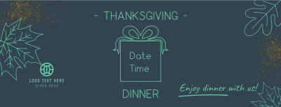 Thanksgiving Dinner Party Facebook cover Image Preview