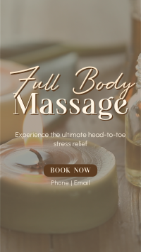 Full Body Massage TikTok video Image Preview