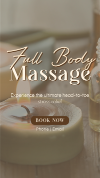 Full Body Massage TikTok Video Image Preview