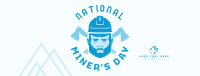 National Miner's Day Facebook cover Image Preview