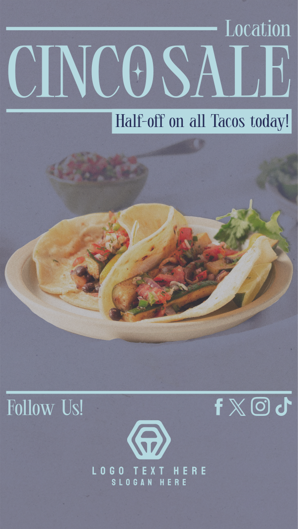 Cinco De Mayo Food Promo Instagram Story Design
