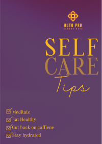 Minimalist Self-Care Flyer Image Preview