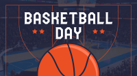 Sporty Basketball Day Animation Design
