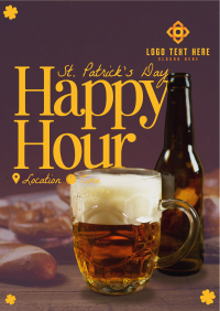 Modern St. Patrick's Day Happy Hour Flyer Image Preview