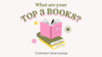 Cute Favorite Books Animation Image Preview