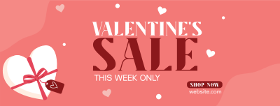 Valentine Week Sale Facebook cover Image Preview