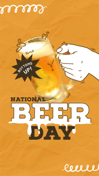 National Dope Beer Instagram Story Design