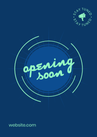 Simple Business Opening Soon Poster Design