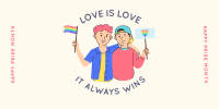 Love is Love Twitter Post Design