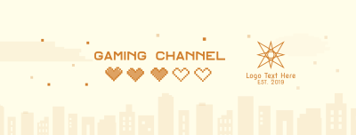 Cute 8 Bit  Facebook cover Image Preview