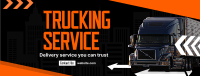 Truck Moving Service Facebook cover Image Preview