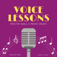 Vocal Session Instagram Post Design
