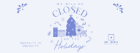 Closed for the Holidays Facebook Cover Image Preview