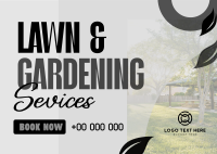 Professional Lawn Care Services Postcard Image Preview