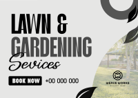 Professional Lawn Care Services Postcard Image Preview