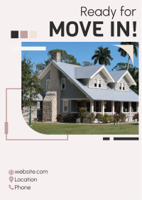 Ready for Move in Flyer Design