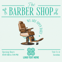 Editorial Barber Shop Linkedin Post | BrandCrowd Linkedin Post Maker