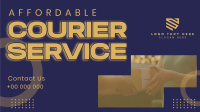 Affordable Courier Service Animation Image Preview
