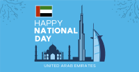 UAE National Day Landmarks Facebook Ad Design