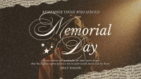 Rustic Memorial Day Animation Preview