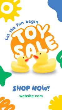 Quirky Toy Sale Facebook Story Image Preview