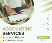 Accounting and Finance Service Facebook Post Design