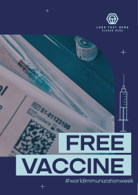 Free Vaccine Week Poster Image Preview