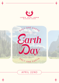 Earth Day Minimalist Flyer Image Preview