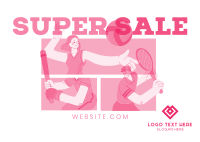 Super Sale in Sporting Goods Postcard Image Preview