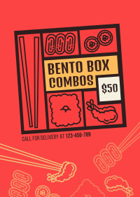 Bento Box Combo Flyer Image Preview