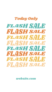 Flash Sale Warp Facebook Story Design