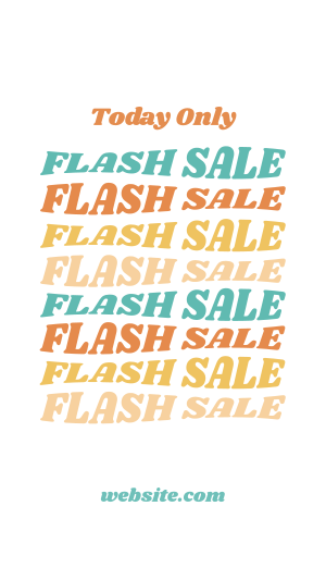 Flash Sale Warp Facebook story Image Preview