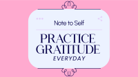 Positive Self Note Facebook Event Cover Design