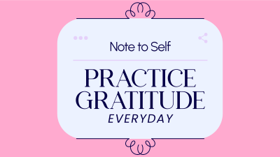 Positive Self Note Facebook event cover Image Preview