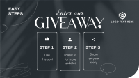 Elegant Giveaway Steps Animation Image Preview