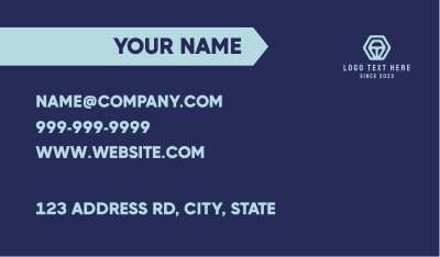 Generic Thick Arrow Business Card Image Preview
