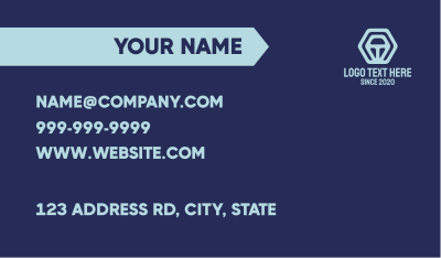 Generic Thick Arrow Business Card