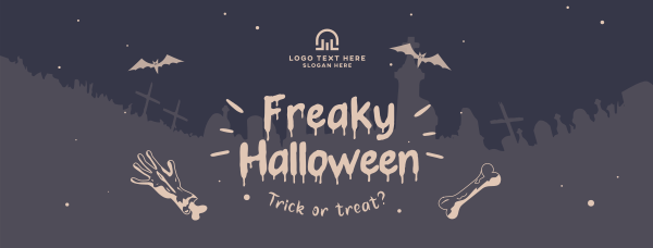 Freaky Halloween Facebook Cover Design Image Preview