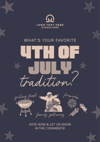 Quirky 4th of July Traditions Poster Image Preview