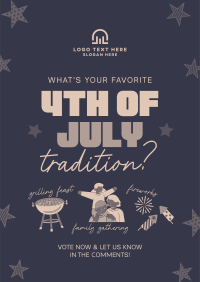 Quirky 4th of July Traditions Poster Preview