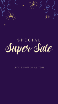 Special Super Sale  Facebook Story Design