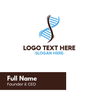 Genetics Lab Business Card Design