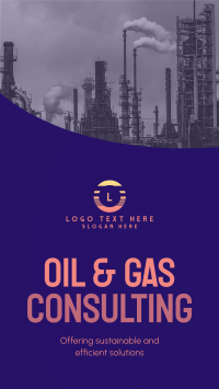 Oil and Gas Business Facebook Story Design
